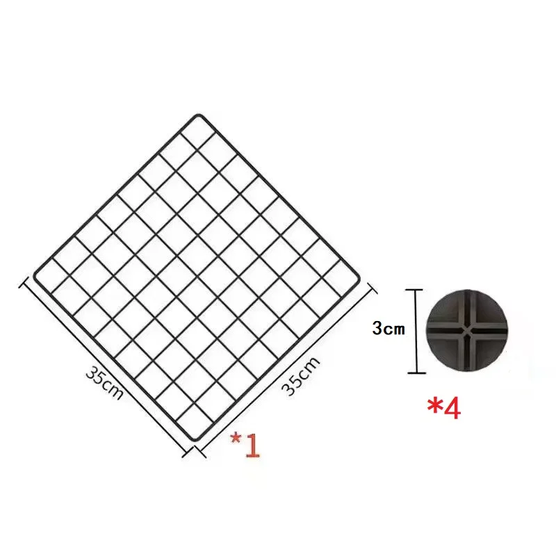 Panier chat - grille étoilée
